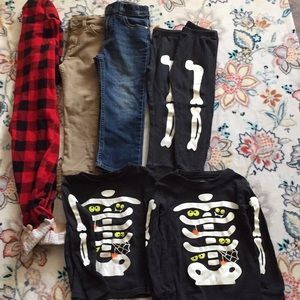 - 7 pieces boys 2 jeans 2pants 2 shirts 1 onesies